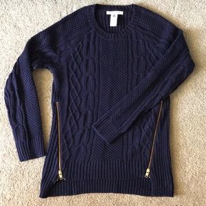 CAbi navy blue sweater